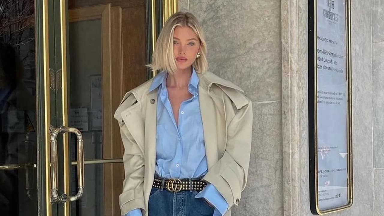 Jeansy i koszula: sztuka stylowego łączenia klasyki