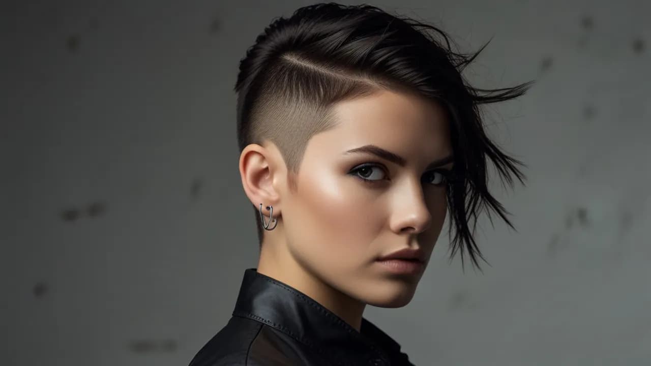 Wygolony bok damski: Odważna fryzura dla nowoczesnych kobiet