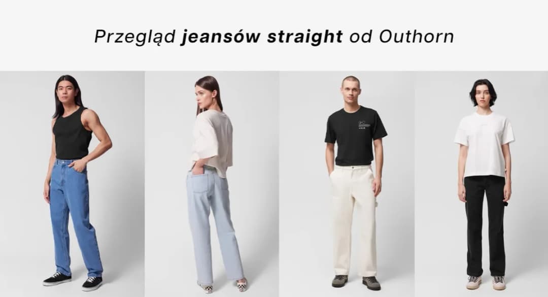 Spodnie straight fit - poznaj krój idealny dla każdej sylwetki