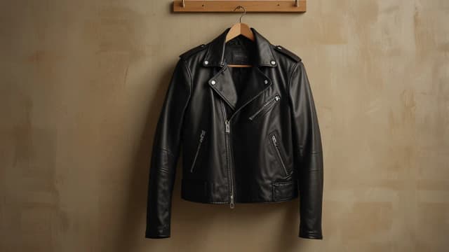 Czarna skórzana kurtka męska: Klasyka stylu i elegancji